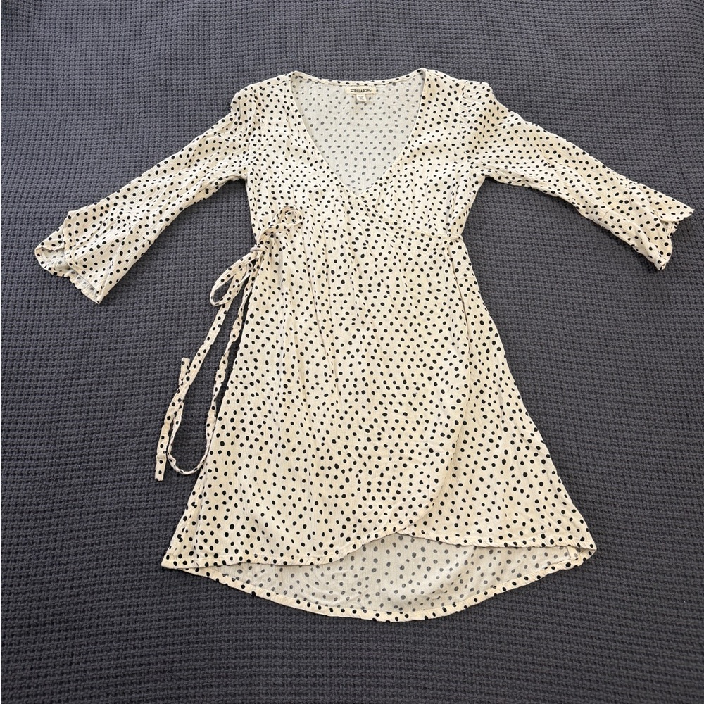 Billabong Polka Dot Wrap Top